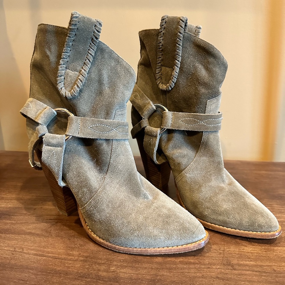 ISABEL MARANT Gaucho Rawson Booties, Taupe Sz10. Great condition!